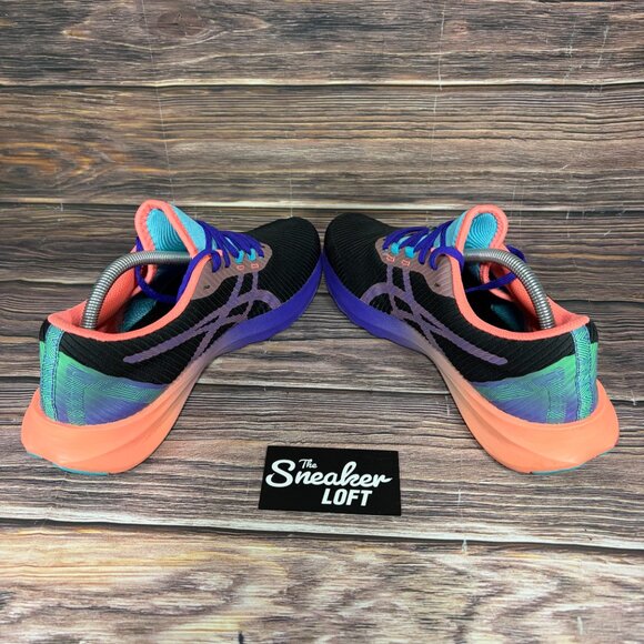 Asics Versablast Women's Black Purple Athletic Running‎ Shoes - Picture 5 of 8